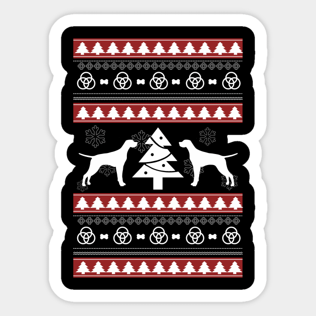 Merry Woofmas Ugly Christmas Sticker by MCAL Tees